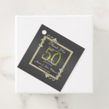 Casamento de Ouros Dourado Gem & Glitter 50th