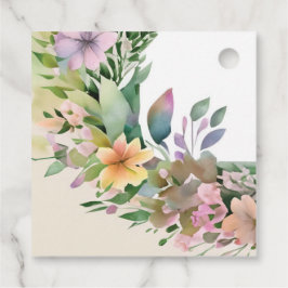 Etiquetas Para Lembrancinhas Casamento de Pastel Watercolor