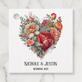 Etiquetas Para Lembrancinhas Casamento de Rosas de Feliz Namorados