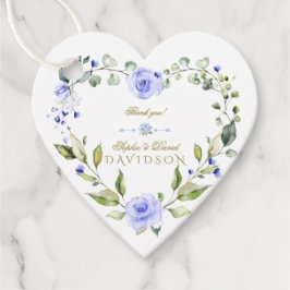 Etiquetas Para Lembrancinhas Casamento de terra com flores azuis de aquarela el