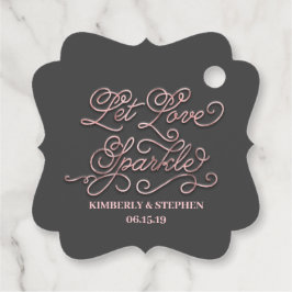 Etiquetas Para Lembrancinhas Casamento Deixar o Sparkle do Amor Desligar