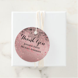 Etiquetas Para Lembrancinhas Casamento do Orçamento da Tendência Dourada Modern