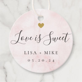 Etiquetas Para Lembrancinhas Casamento Doce Amor Rosa Aquarela
