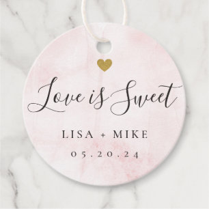 Etiquetas Para Lembrancinhas Casamento Doce Amor Rosa Aquarela
