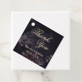 Etiquetas Para Lembrancinhas Casamento Elegante De Boho Roxo Gótico Obrigado