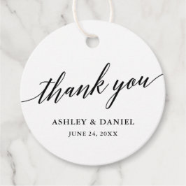 Etiquetas Para Lembrancinhas Casamento Elegante Moderno Da Caligrafia Obrigado