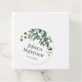 Etiquetas Para Lembrancinhas Casamento Elegante Sage Green Eucalyptus