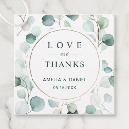 Etiquetas Para Lembrancinhas Casamento Ereal Eucalyptus Greenery Obrigado
