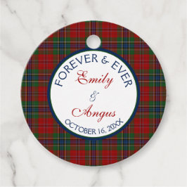 Etiquetas Para Lembrancinhas Casamento escocês McLean MacLean Tartan Salve uma