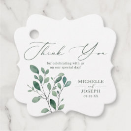 Etiquetas Para Lembrancinhas Casamento Eucalyptus Sage Green Watercolor