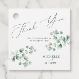 Etiquetas Para Lembrancinhas Casamento Eucalyptus Sage Green Watercolor