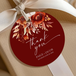 Etiquetas Para Lembrancinhas Casamento Floral Flor Roxo Ferrugem Marrom