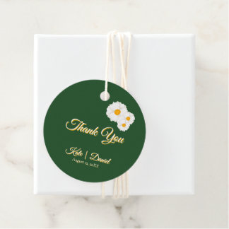 Etiquetas Para Lembrancinhas Casamento Floral Verde Escuro