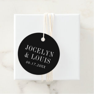 Etiquetas Para Lembrancinhas Casamento Moderno de Jocelyn Black