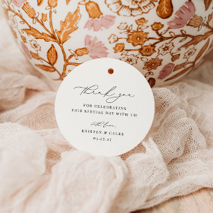 Etiquetas Para Lembrancinhas Casamento Moderno e Minimalista Muito Obrigado