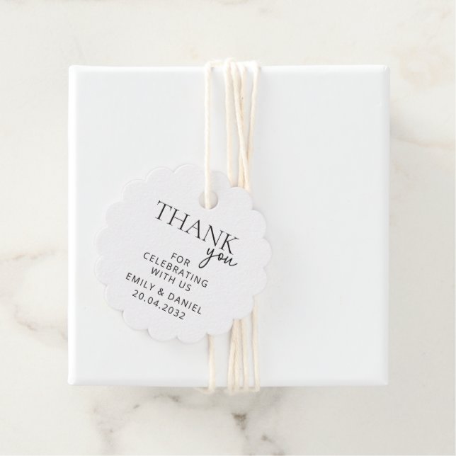 Etiquetas Para Lembrancinhas Casamento moderno Obrigado (In Situ)