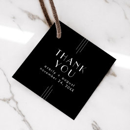 Etiquetas Para Lembrancinhas Casamento Negra Da Arte Moderna - Obrigado