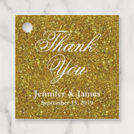 Etiquetas Para Lembrancinhas Casamento Obrigado Glitter Dourado