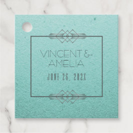 Etiquetas Para Lembrancinhas Casamento Personalizado de Deco Azul com Arte Mini