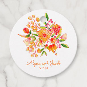 Etiquetas Para Lembrancinhas Casamento Personalizado De Flores De Vintage Orang