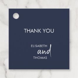 Etiquetas Para Lembrancinhas Casamento personalizado minimalista e marinho Azul