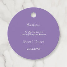 Casamento Personalizado Roxo Simples