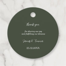 Casamento Personalizado Verde Simples