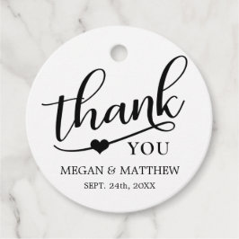 Etiquetas Para Lembrancinhas Casamento preto e branco moderno, obrigado