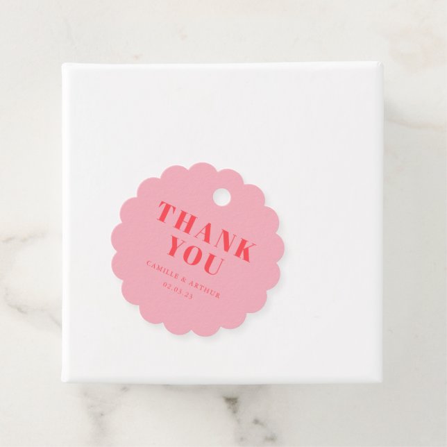 Etiquetas Para Lembrancinhas Casamento retrô rosa (In Situ)