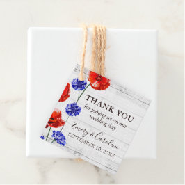 Etiquetas Para Lembrancinhas Casamento Russo De Cornalha Azul Vermelho Obrigado