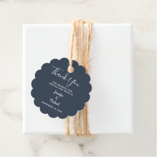 Etiquetas Para Lembrancinhas Casamento Rustic Blue Country - marinho azul - Obr