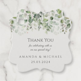 Etiquetas Para Lembrancinhas Casamento Verde Eucalyptus Sage Muito Obrigado