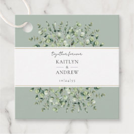 Etiquetas Para Lembrancinhas Casamento Verde Sálvia Eucalipto