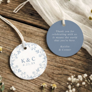 Etiquetas Para Lembrancinhas Casamento Vintage Francês Floral Azul Poeirento To
