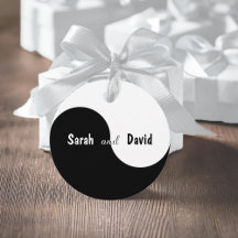 Casamento Yin Yang Noiva e Noivo Preto e Branco No