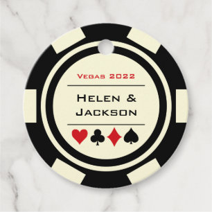 Etiquetas Para Lembrancinhas Casino Black White Poker Chips Casamento Las Vegas