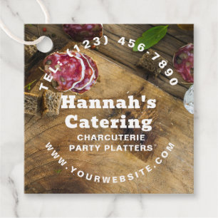 Etiquetas Para Lembrancinhas Catering de Carcuterie Conselho de Foto Rustic Woo