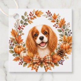Etiquetas Para Lembrancinhas Cavalier King Charles Outono