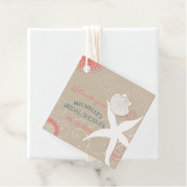 Etiquetas Para Lembrancinhas Celebração do Chá de panela de praia