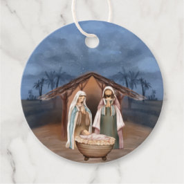 Etiquetas Para Lembrancinhas Cena de Natal Religiosa