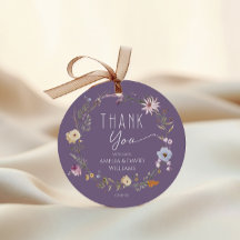 Chá de Bebê de Flor Silvestre Boho Roxo Suave Obri