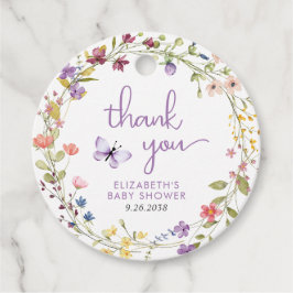 Etiquetas Para Lembrancinhas Chá De Bebê De Flores Selvagens