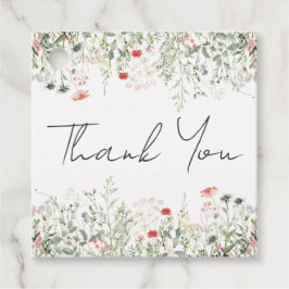 Etiquetas Para Lembrancinhas Chá de Bebê de Prado de Flores Silvestres 