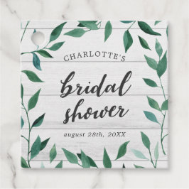 Etiquetas Para Lembrancinhas Chá de Bebê Rústico com Vegetação