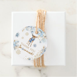 Etiquetas Para Lembrancinhas Chá de Deer Winter Baby Boy