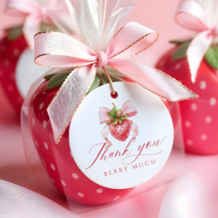 Etiquetas Para Lembrancinhas Chá de fraldas Berry Arco Rosa Coquette