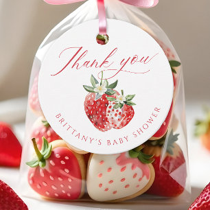 Etiquetas Para Lembrancinhas Chá de fraldas Berry Sweet