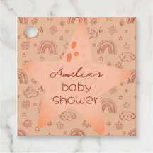 Chá de fraldas Boho Peachy Weather