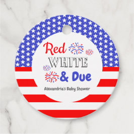 Etiquetas Para Lembrancinhas Chá de fraldas branco vermelho e devido