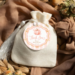 Etiquetas Para Lembrancinhas Chá de fraldas De Abóbora, Obrigado